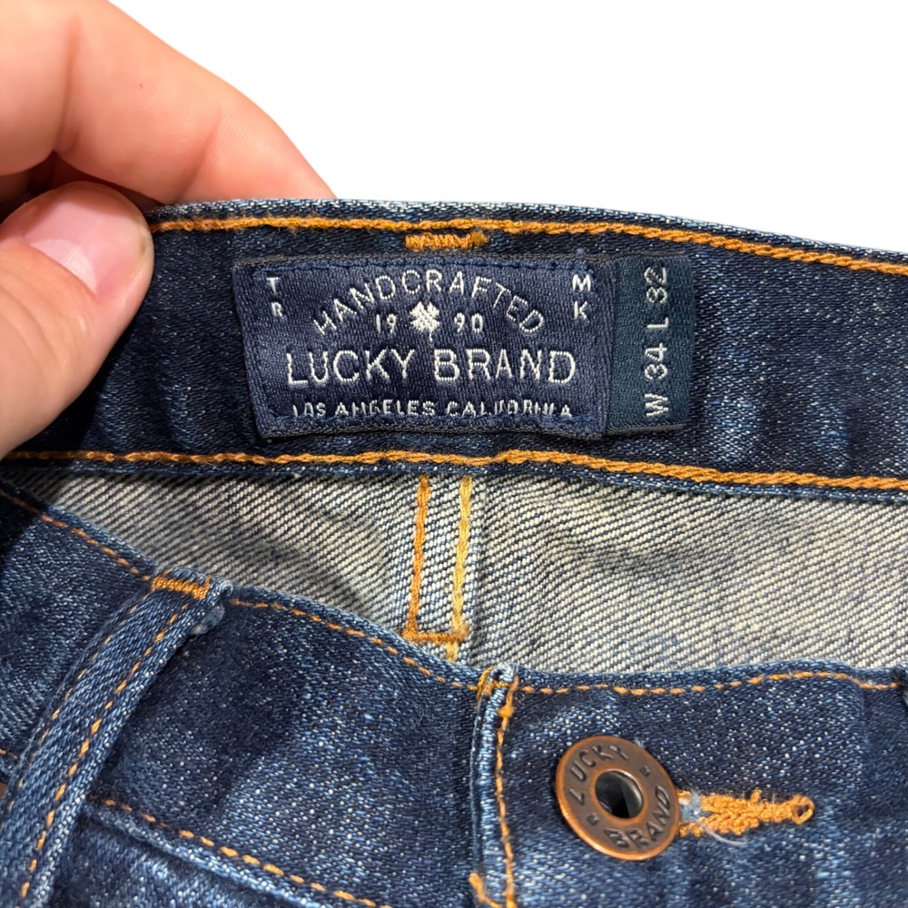 Lucky Brand 410 Athletic Fit Mens Jeans Blue Medium Wash 34x32 - Picture 5 of 8